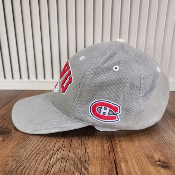 PUMA Montreal Canadiens Saku Koivu #11 Strapback Hat Cap Gray Canvas Ice Hockey - Picture 6 of 11